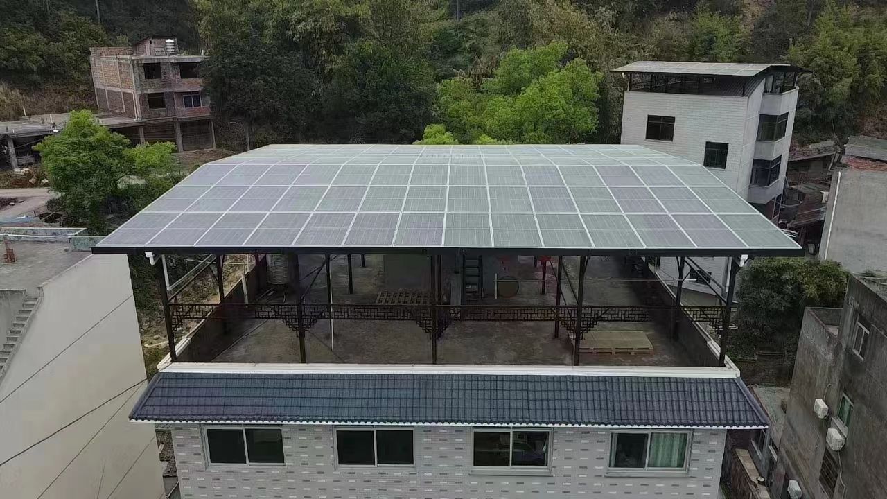 杭州15kw+10kwh自建别墅家庭光伏储能系统